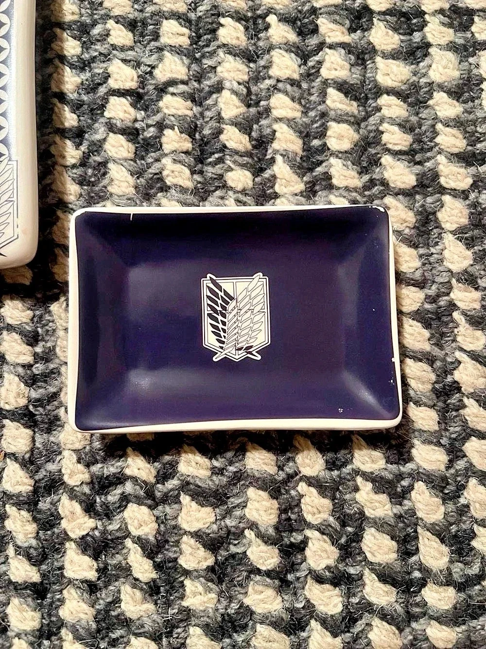 Funimation Attack on Titan Sushi Dish Cream & Black